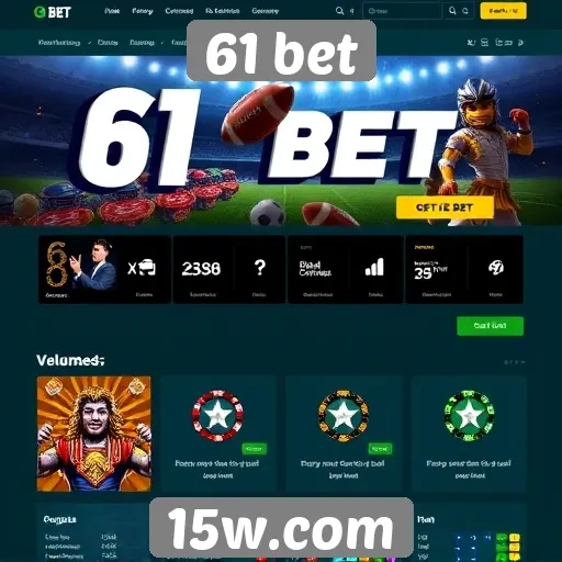 Análise da experiência do usuário no site 61 bet